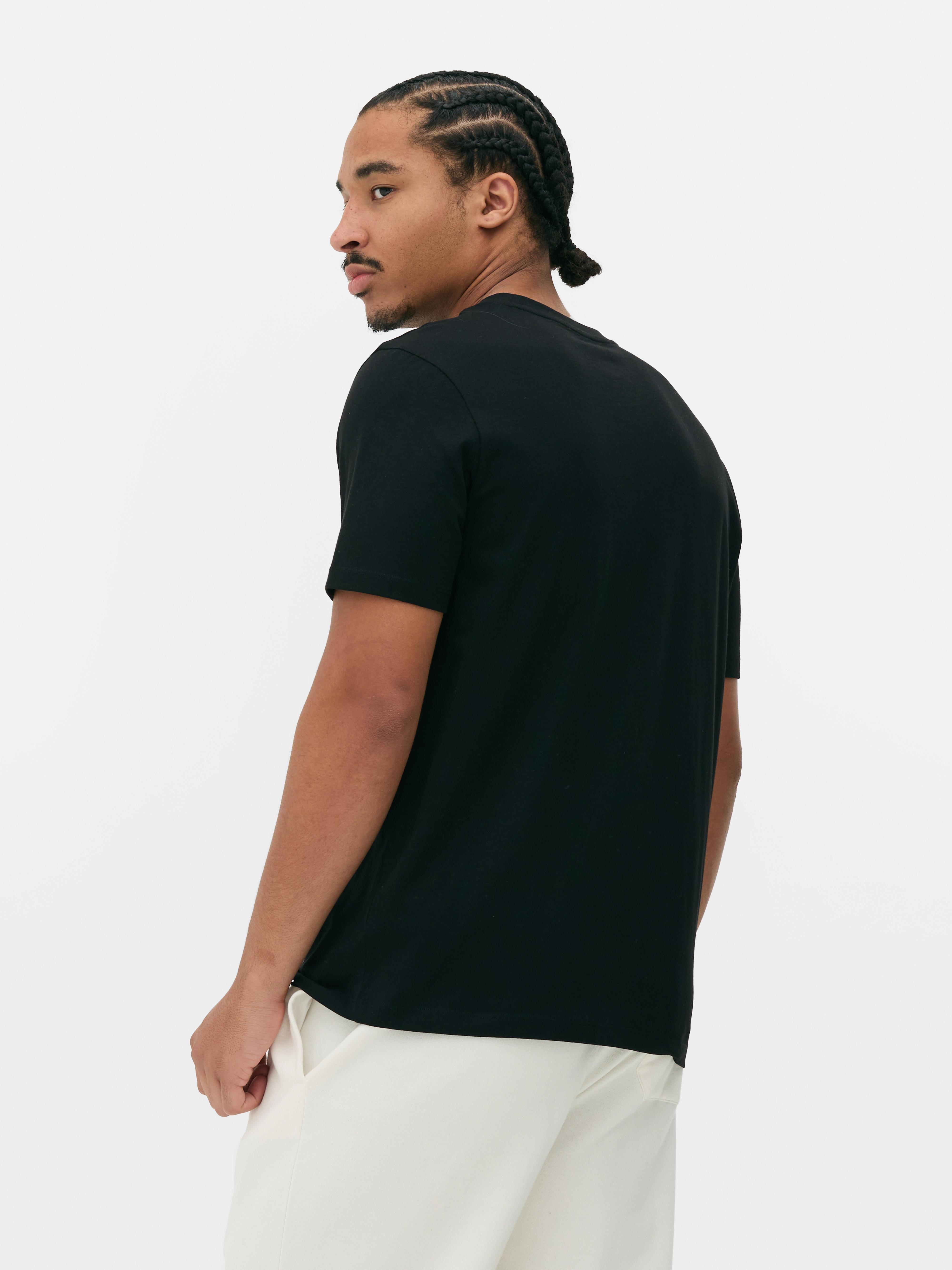 Amsterdam Kurzarm-T-Shirt Ein kurzärmeliges T-Shirt mit Rundhalsausschnitt und Amsterdam-Design