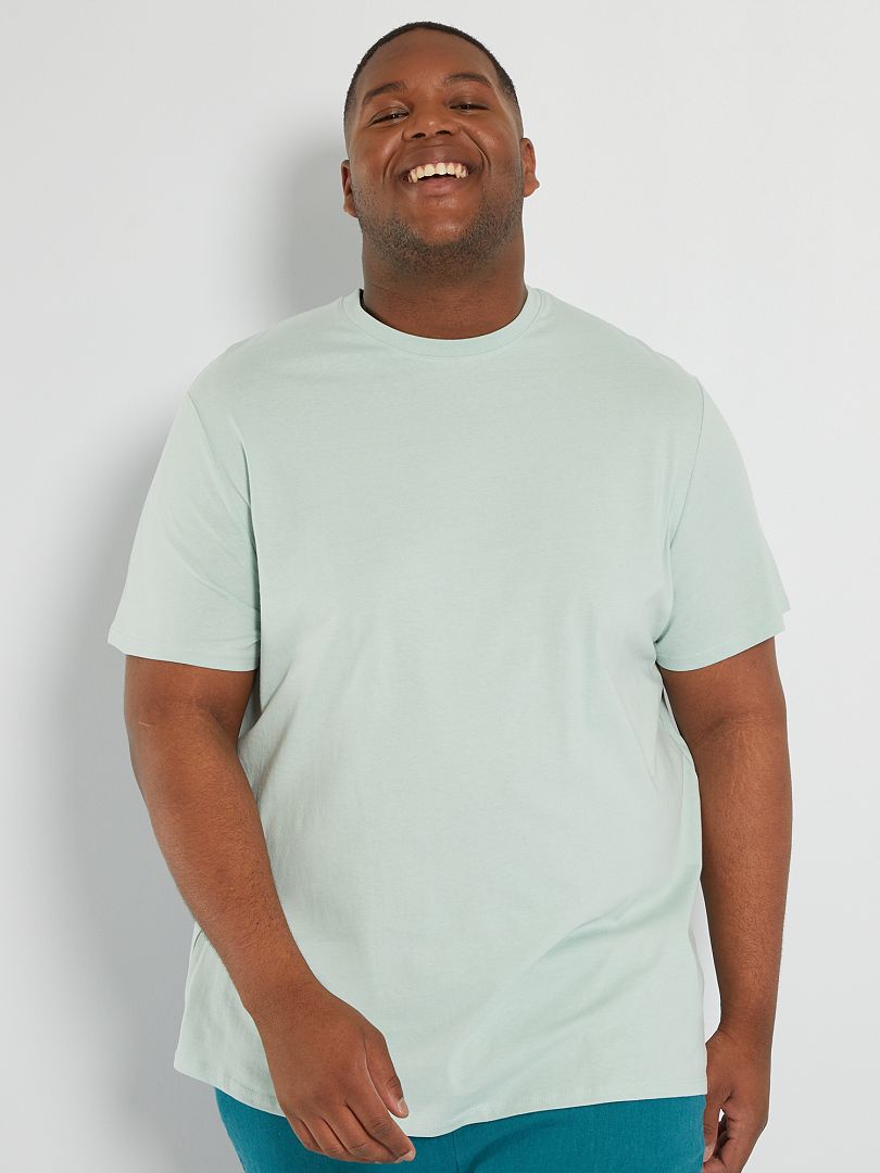 Camiseta 100% algodão - azul