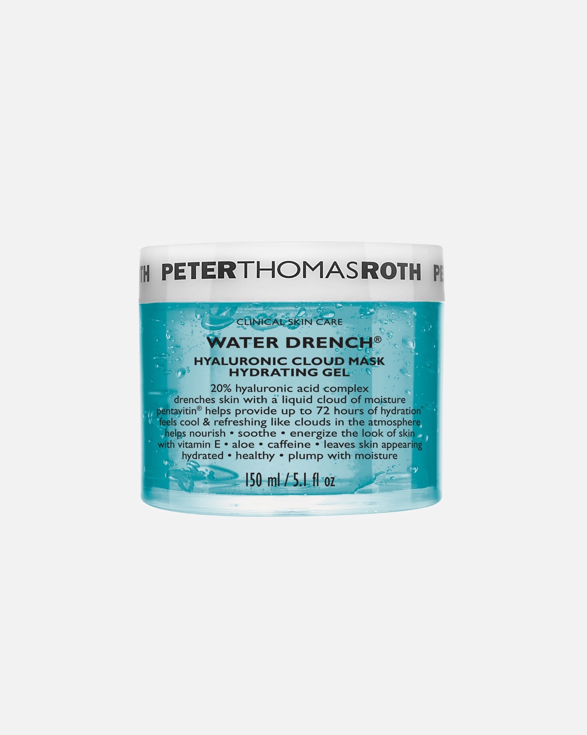 Peter Thomas Roth mitrinošā maska Water Drench® hialuronskābes mākoņmaska - 150 ml