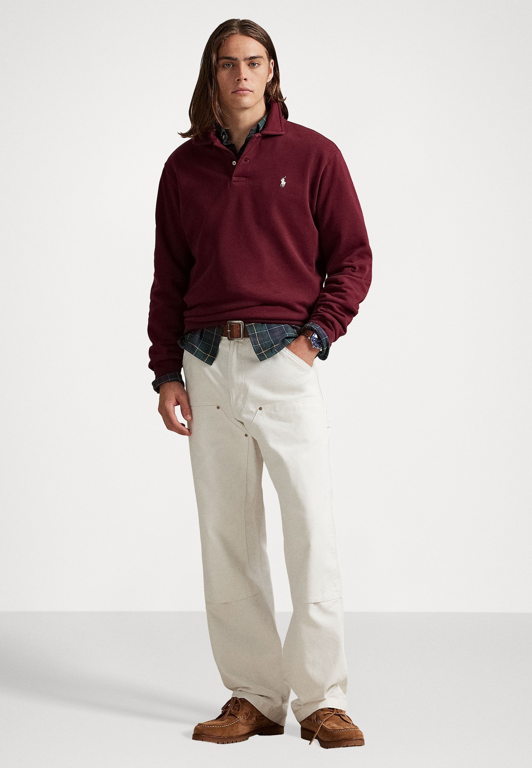 Felpa Polo Ralph Lauren con collo a lupetto - Felpa - vino classico