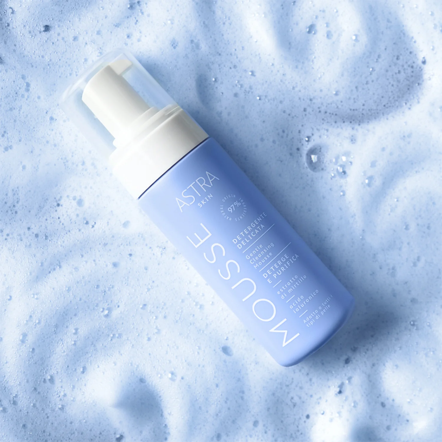 Astra Skin MOUSSE DETERGENTE DELICATA - Mousse detergente viso