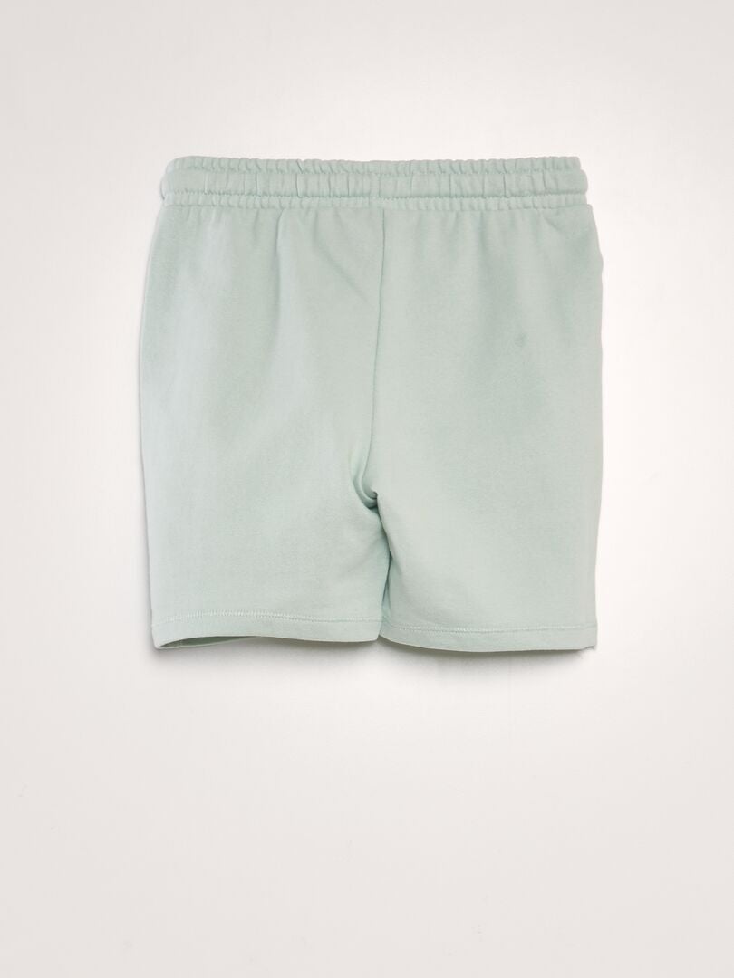 Bermudas de felpa francesa estilo surfista - BLANCO