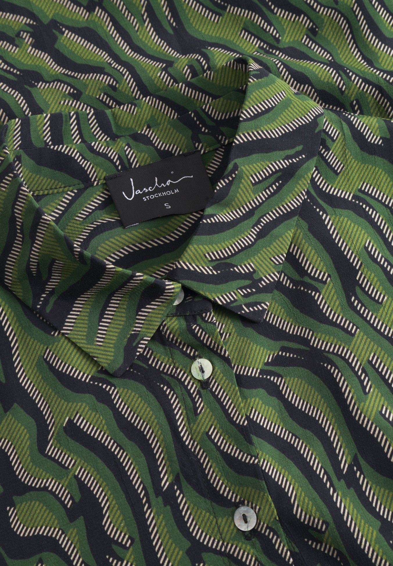 Jascha Stockholm PRINTED LUCIE - Overhemdjurk - groen
