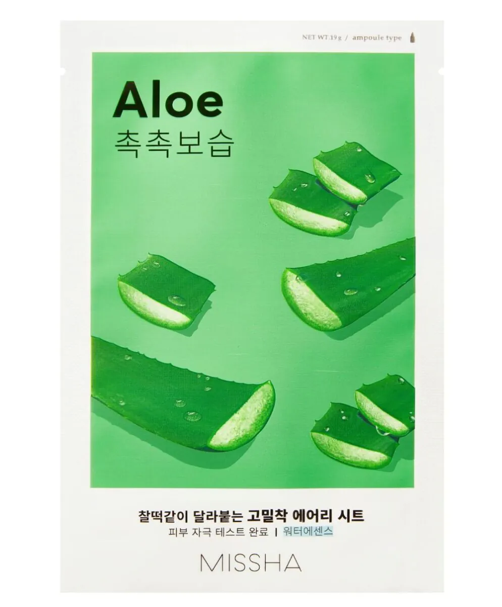 Missha Airy Fit Maska w płachcie, Aloe