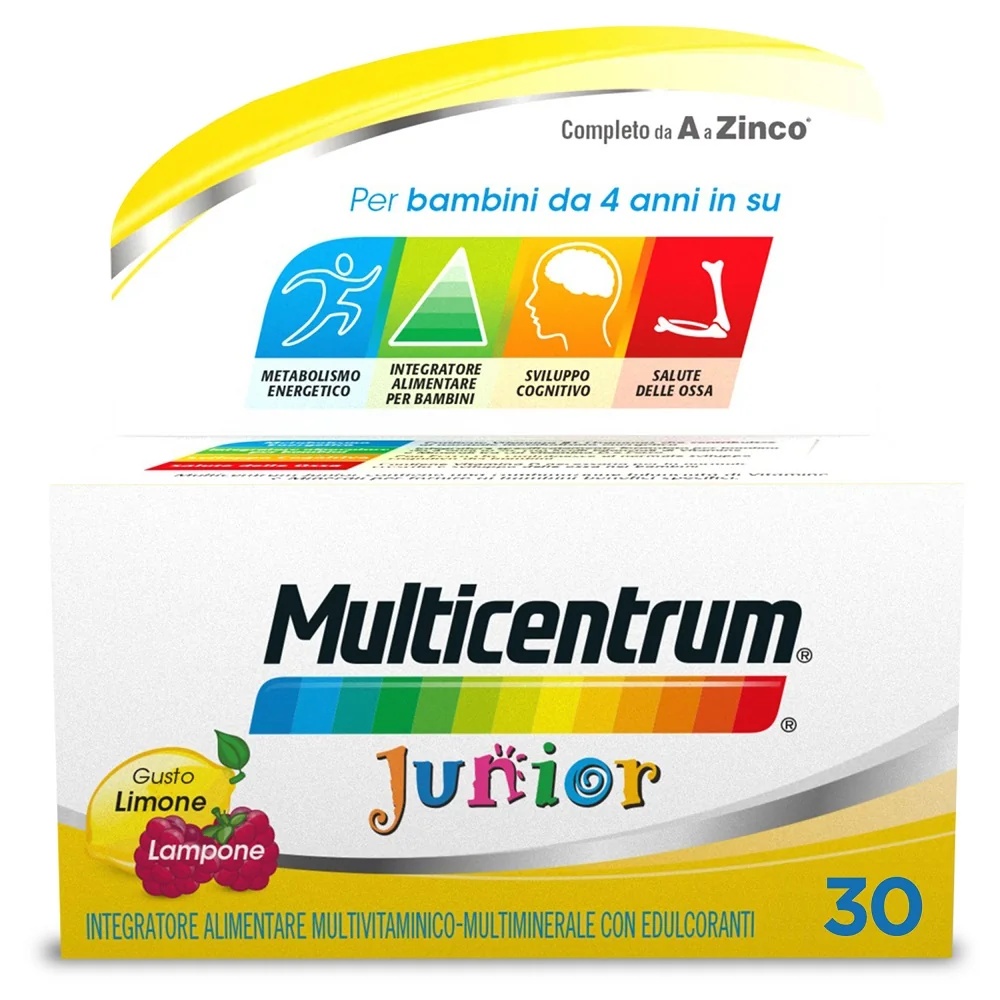 MULTICENTRUM Multicentrum Junior 30 kauwtabletten Multivitamine voor kinderen van 4-12 jaar