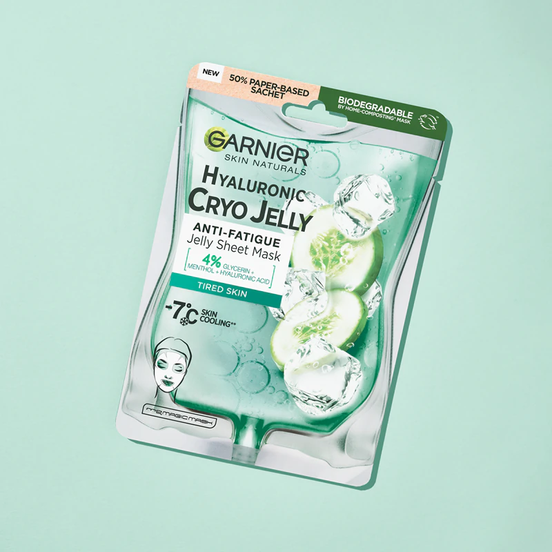 Chladivá pleťová maska Garnier Cryo Jelly