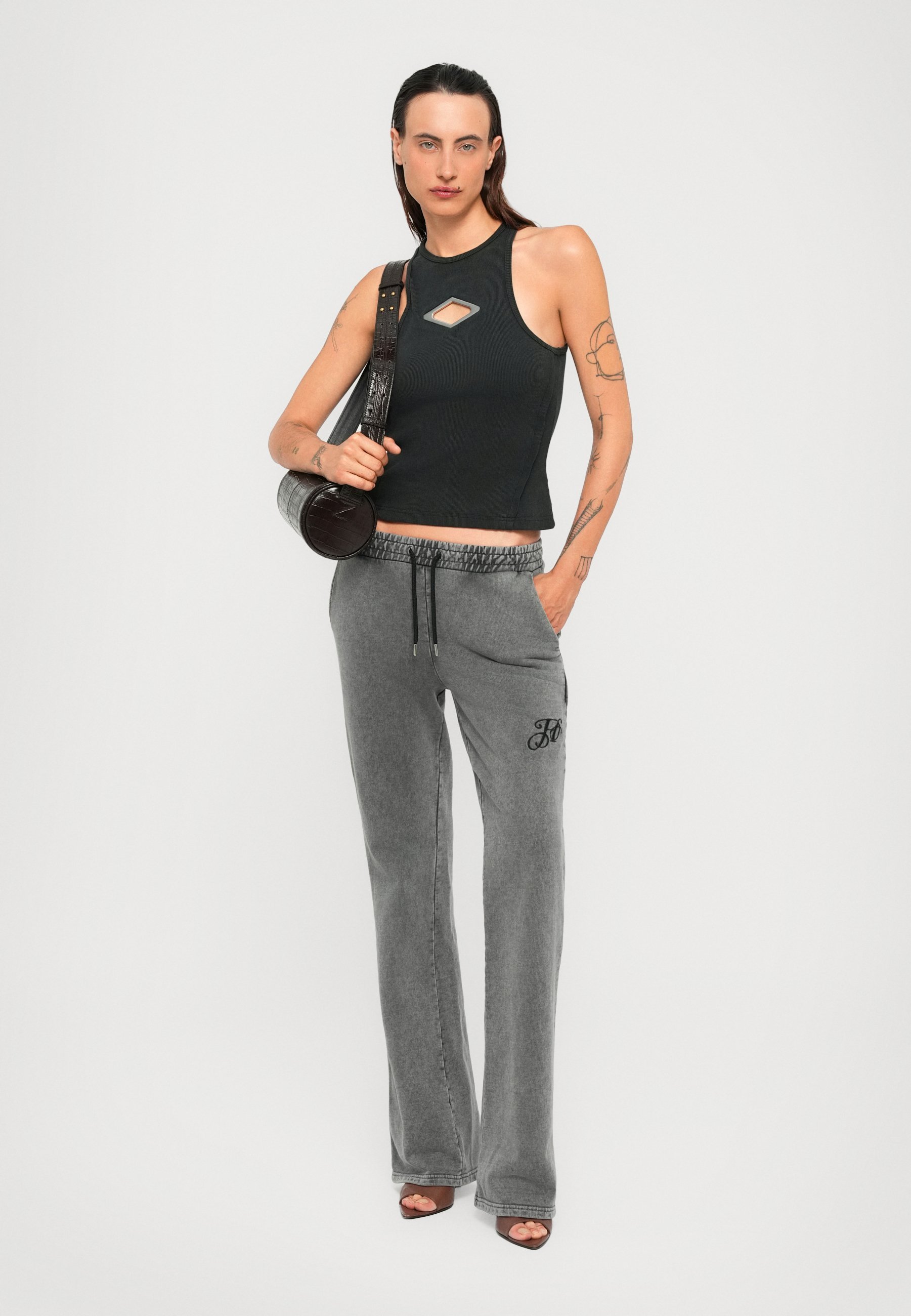 Han Kjøbenhavn DIAMOND TANK - Top - washed black