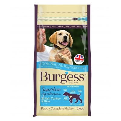 Burgess gevoelige puppy