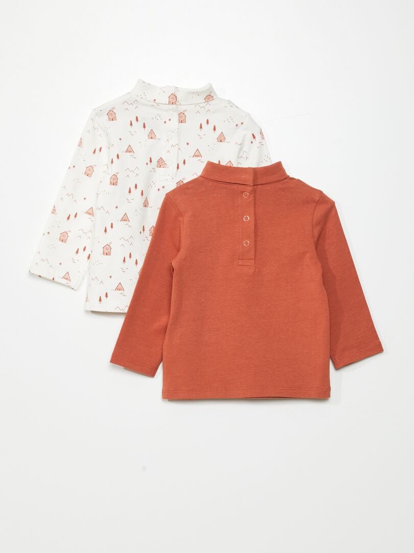 Set van 2 bedrukte T-shirts - WIT
