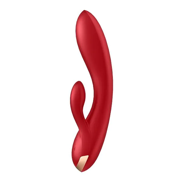 Satisfyer Masażer Double Flex Connect App Red