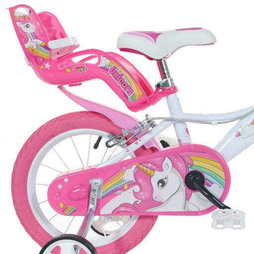  Bicicletă Unicorn pentru copii de 14 inci, pentru vârste între 4 și 6 ani