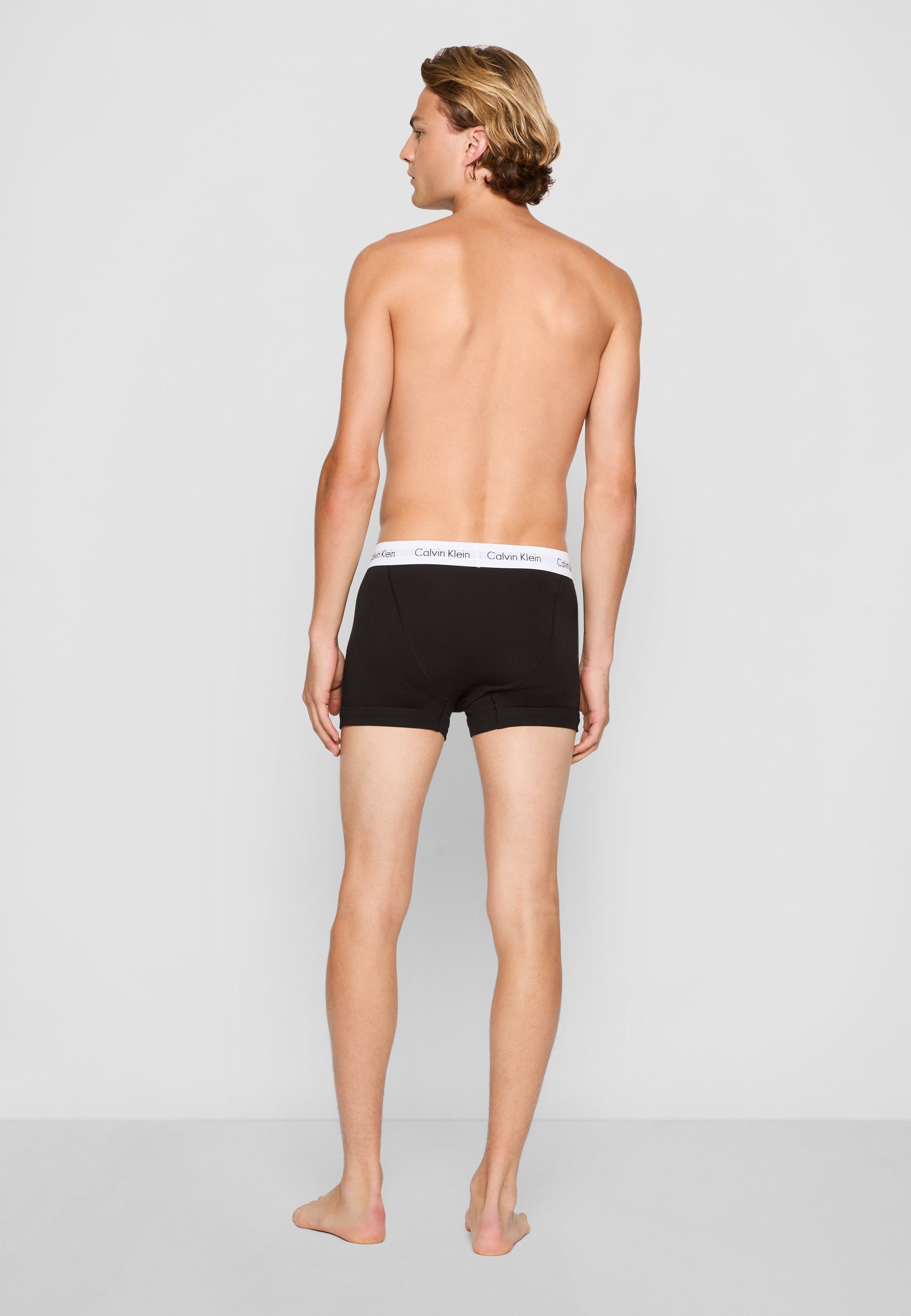 Calvin Klein Underwear TRUNK 3-PACK KATOEN STRETCH - Broekjes - zwart