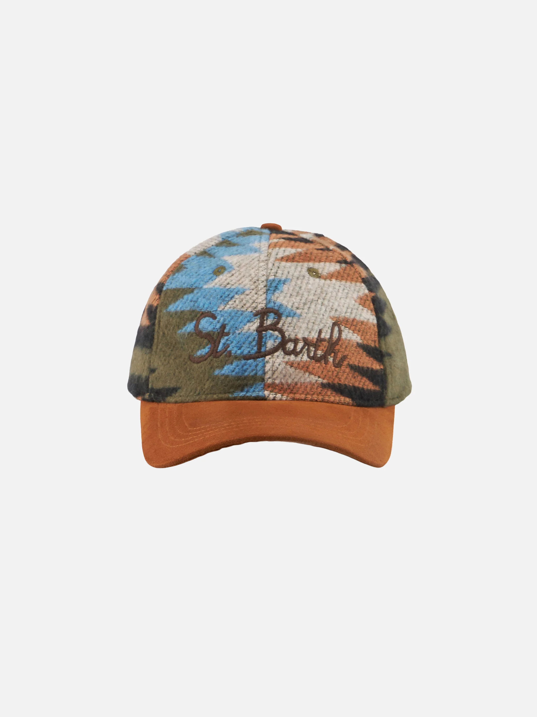 St. Barth geborduurde corduroy baseballpet