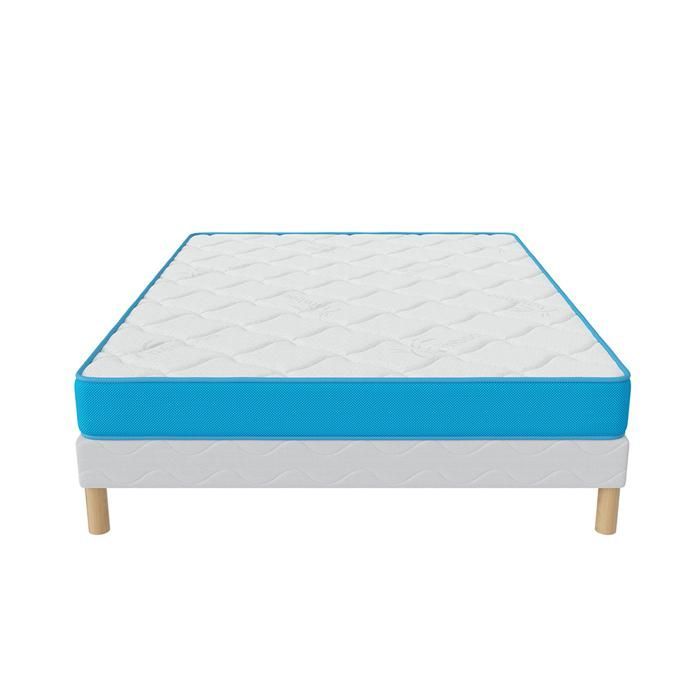 Fresh Memory Bed Base + Mattress Set 160x200 cm – Height 15 cm