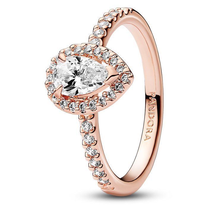 Anillo - PANDORA - 182835C01-52 - Oro rosa - Circonita cúbica - Talla 52