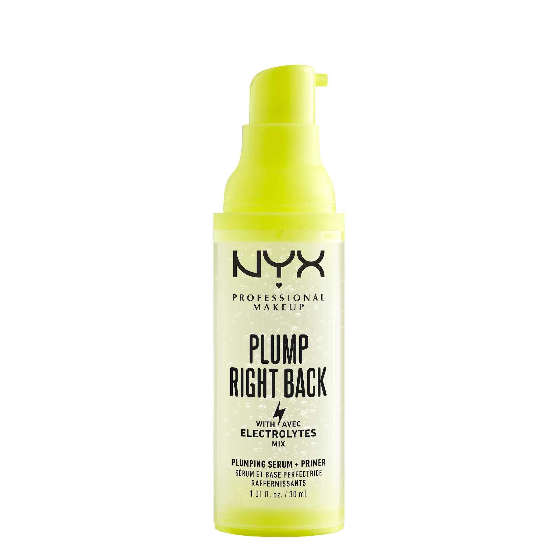 Primer + Ser pentru Spate Dreapt Plump 30 ml - NYX Professional Makeup