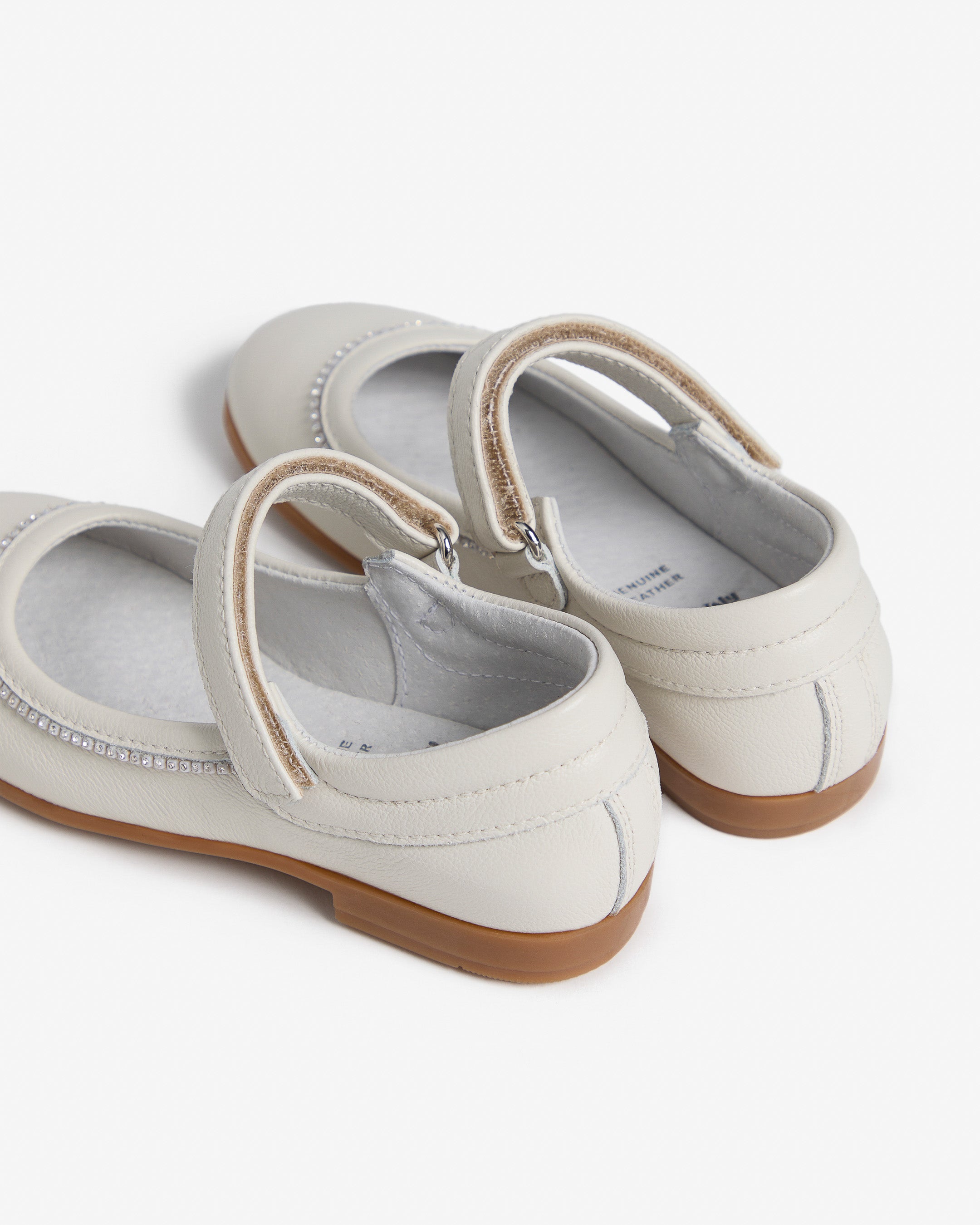  Junior-Lederballerinas für Mädchen