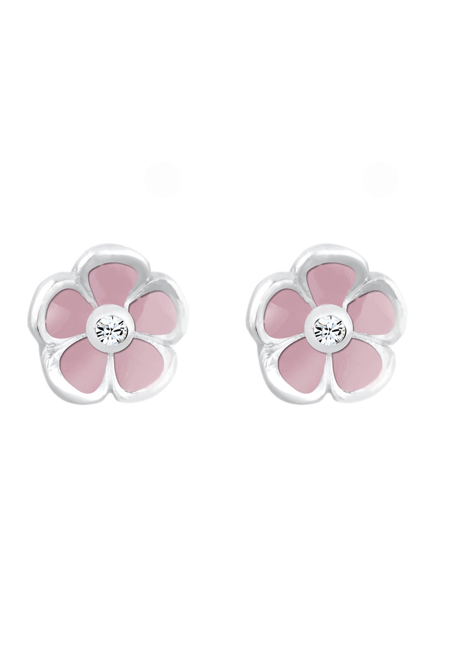 Elli Enfants Fleur à fleurs cristal en argent sterling 925