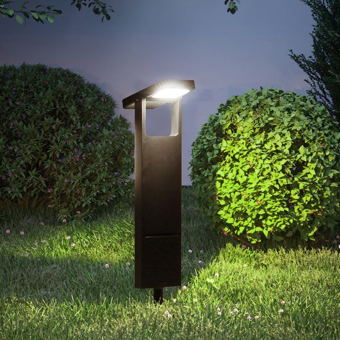 Juego de 2 luces solares para caminos - LUMISKY - BRITY - LED blanco cálido - Resistentes al agua - Iluminación para caminos de jardín