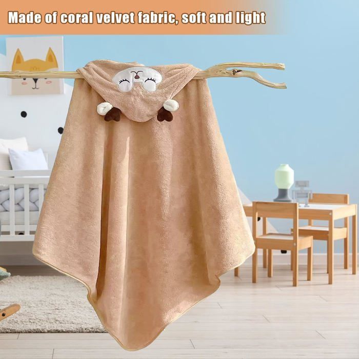 Juego de toallas para bebé, toalla de baño con capucha de 3 piezas para bebé, capa de baño para recién nacido, toalla de baño súper absorbente.
