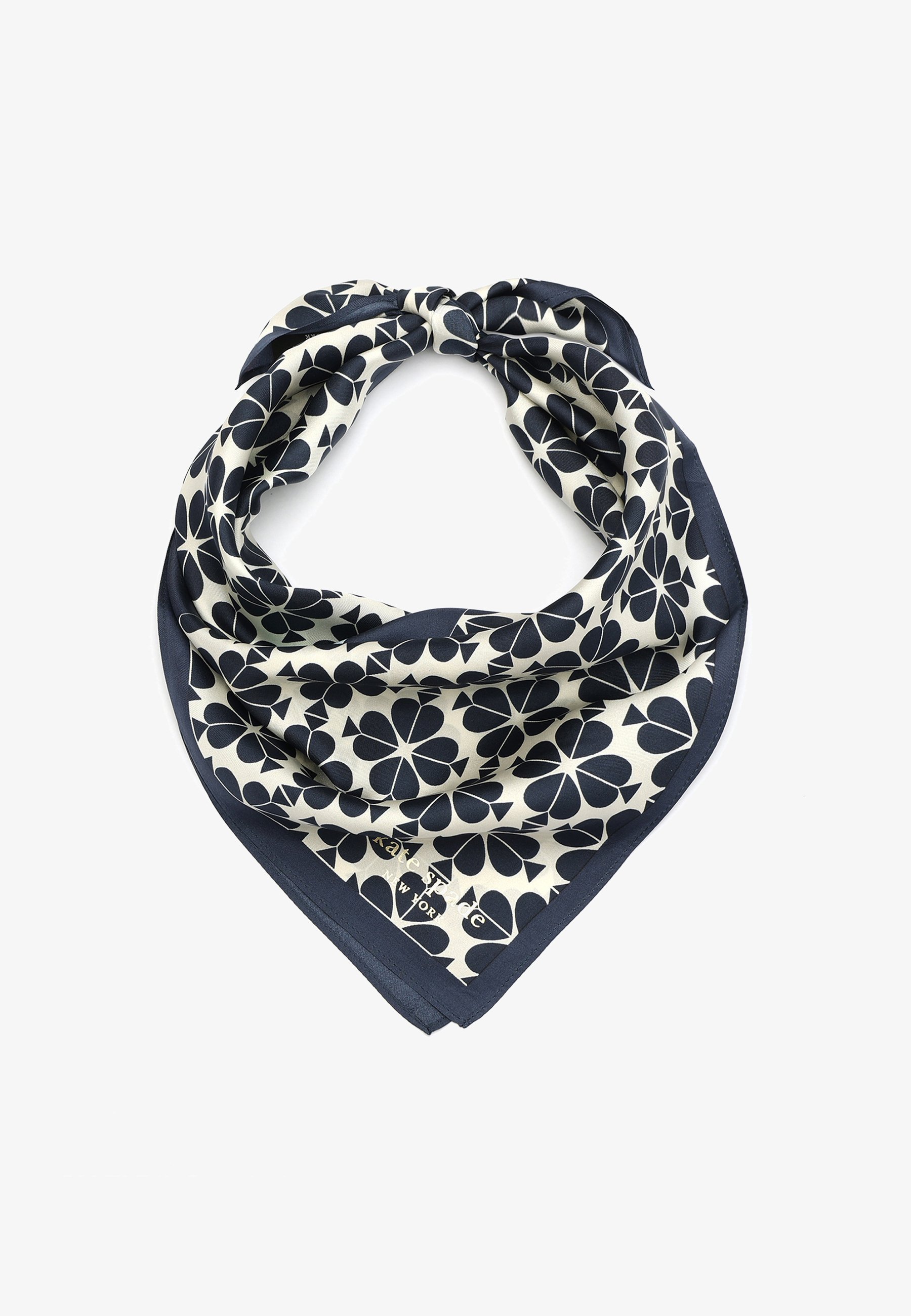 kate spade new york KVĚTINOVÝ PROUŽEK - Šál - squid ink