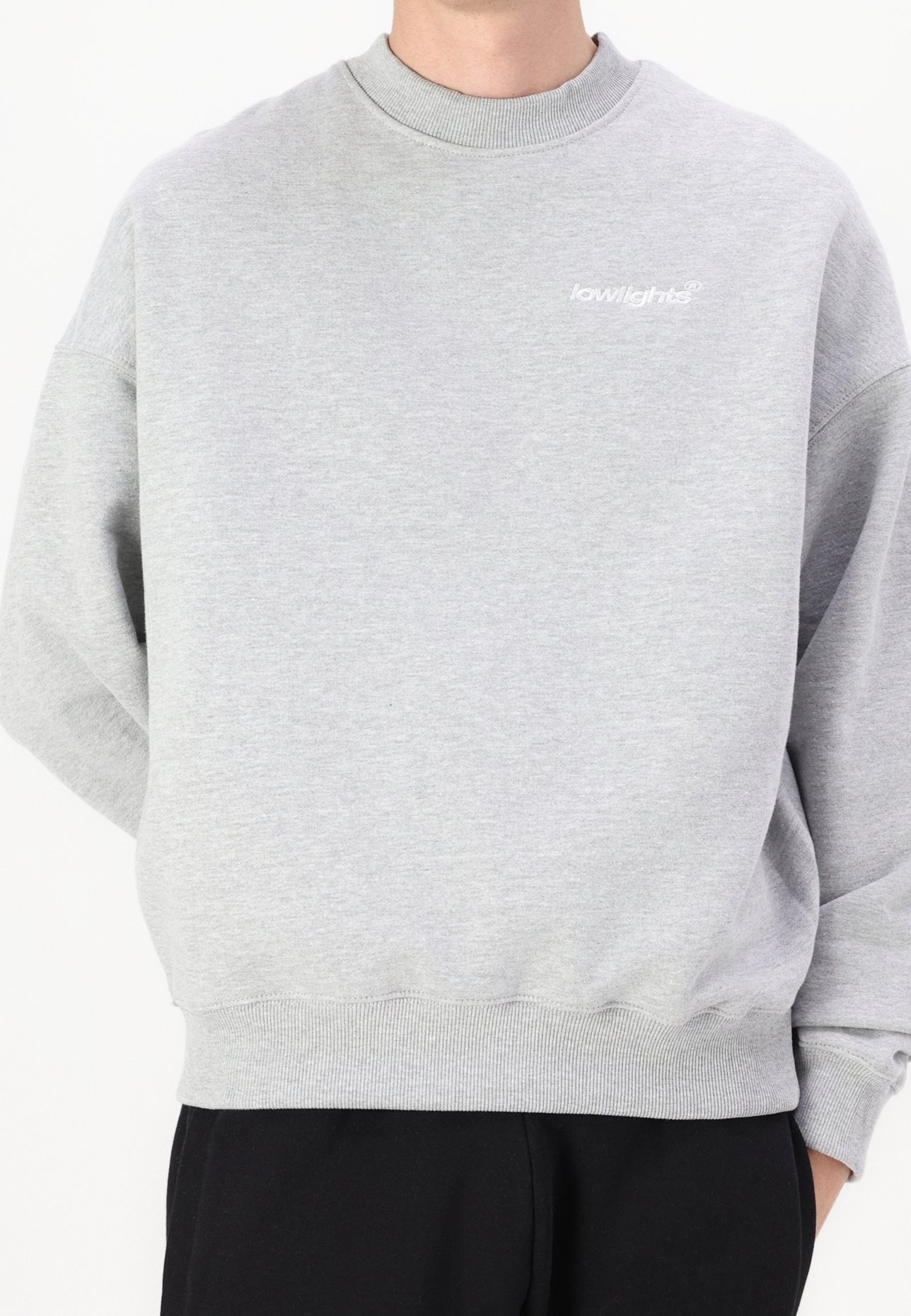 Sweat-shirt LOW LIGHTS STUDIOS® - gris chiné