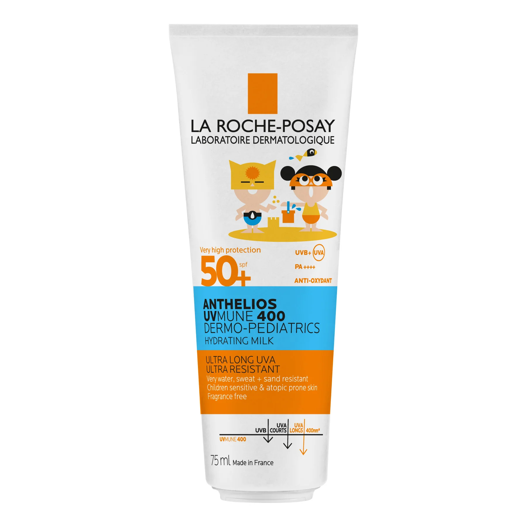 Anthelios UVMune 400 Latte Idratante  Dermo-Pediatrics Bambino SPF50+ - Crema Solare Bambini, Latte solare corpo alta prot., Solare viso alta prot., Prodotti per Bambini