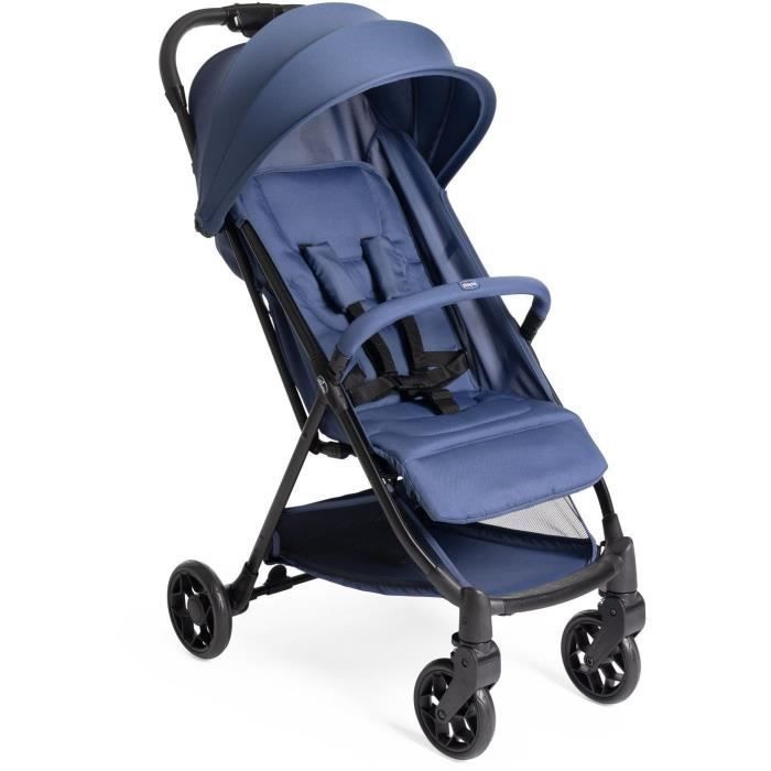 CHICCO - Cochecito urbano - Urbino - 4 ruedas - Azul marino