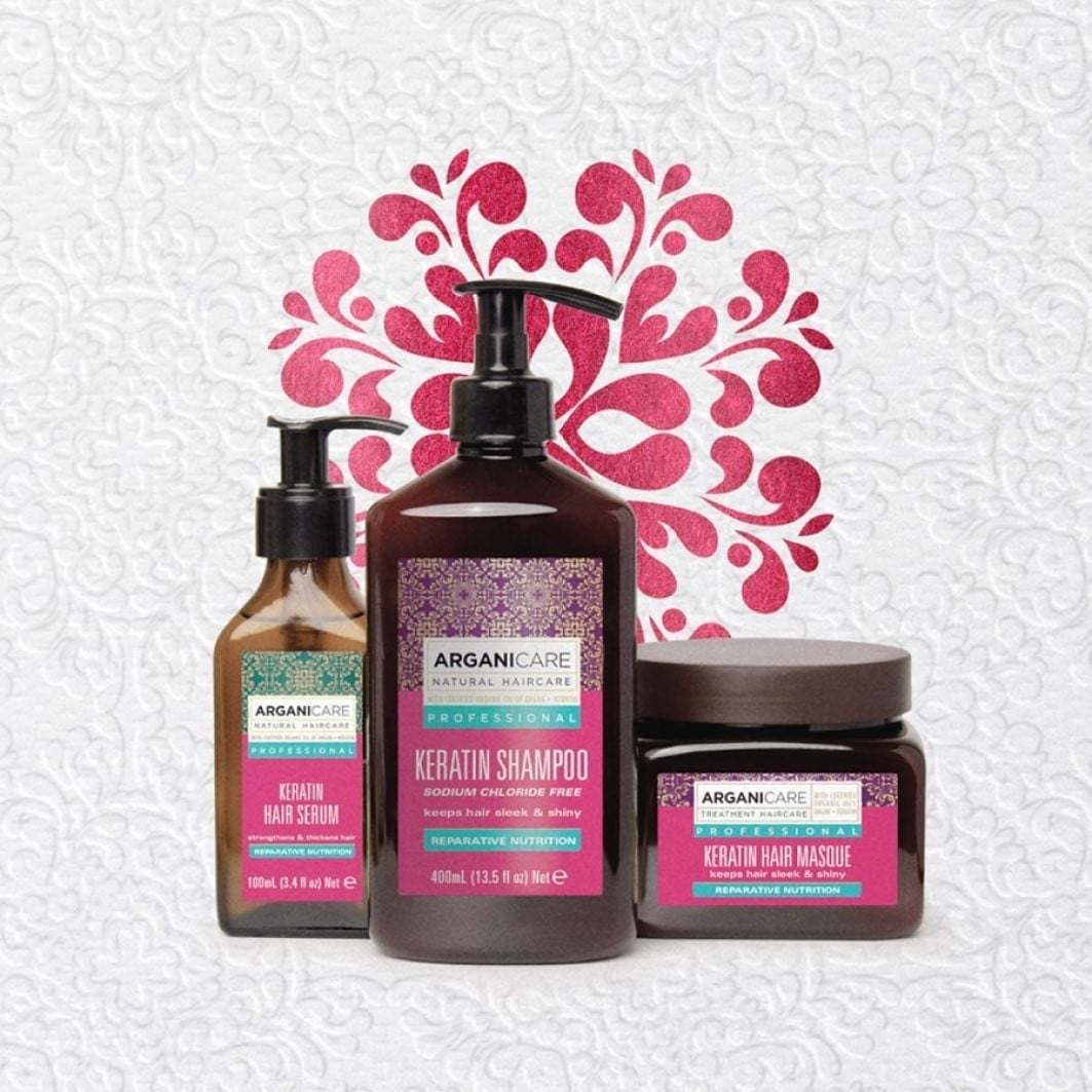 Arganicare set za njegu kose Keratin set -
