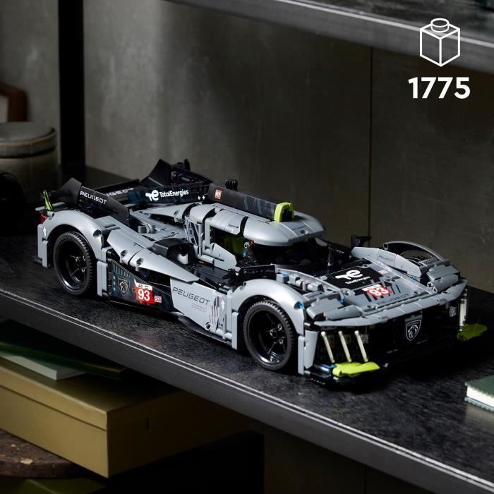 LEGO® Technic 42156 PEUGEOT 9X8 24H Le Mans Hybrid Hypercar, Rennwagenmodell