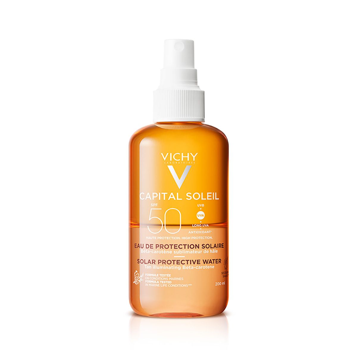 Capital Soleil sončna voda SPF50 Sončna krema iz lekarne