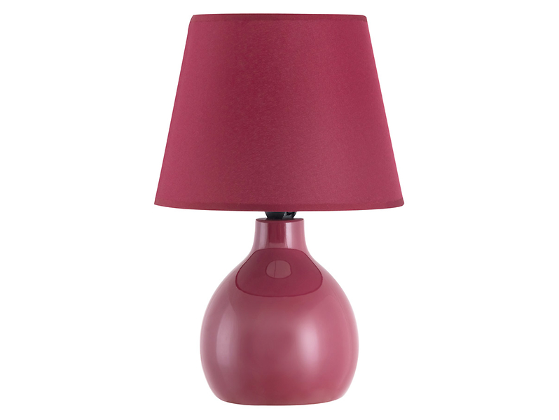 Lampa stołowa Ingrid ceramiczna czerwona