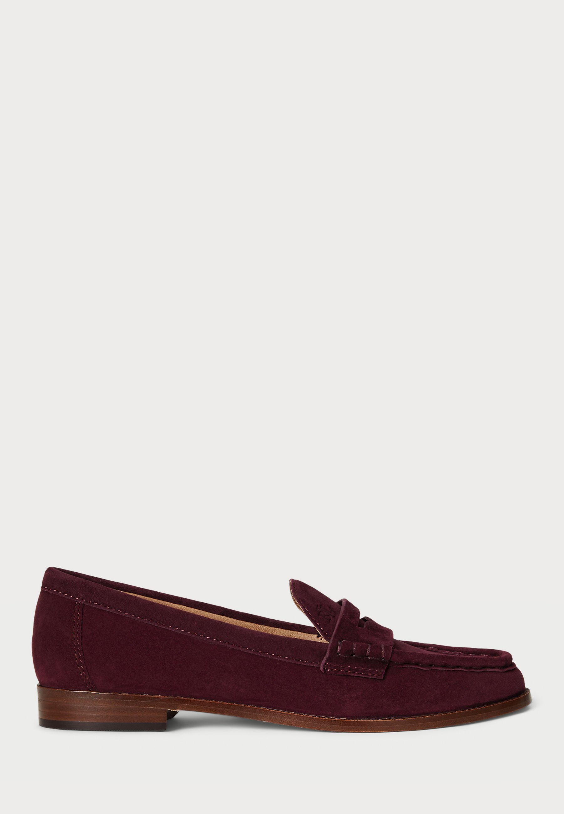 Lauren Ralph Lauren WYNNIE SUEDE LOAFER - Mocassins - dark garnet
