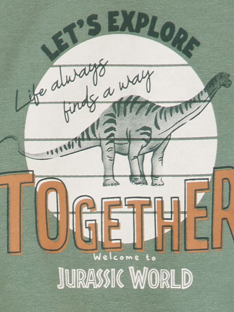 Jurassic Park trui met ronde hals - GROEN