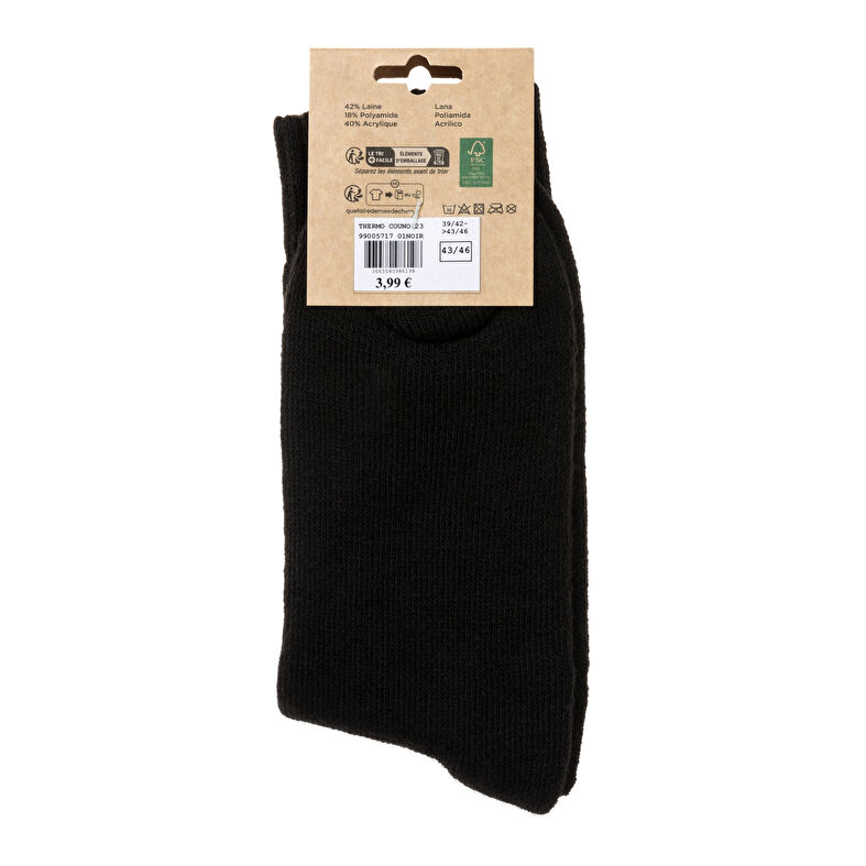 Schwarze Socken und Strumpfhosen für Herren