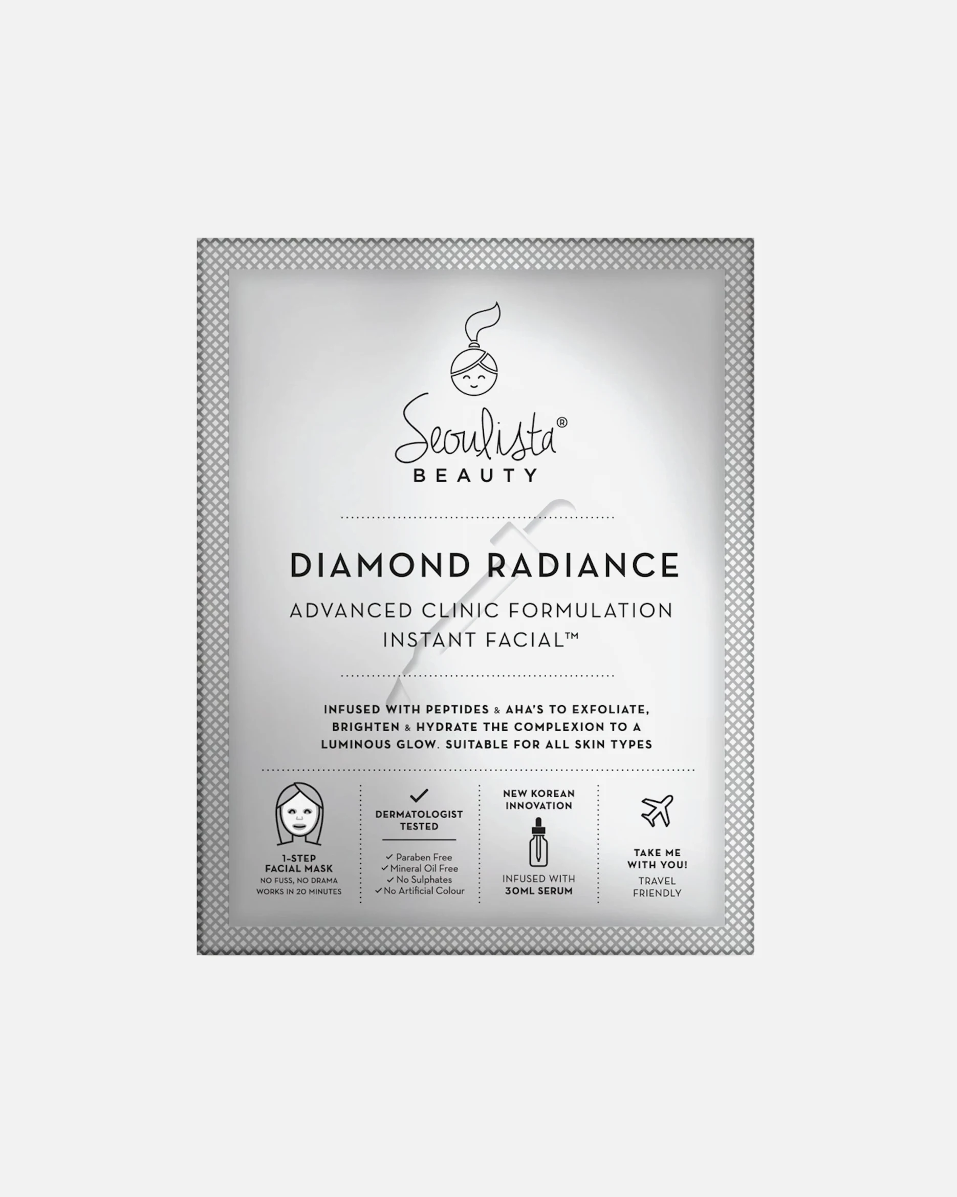 seoulista beauty Diamond Radiance Instant Facial