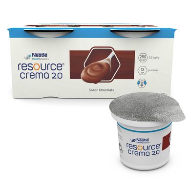 Nestlé Resource 2.0 sjokoladekremtilskudd 4 x 125 g