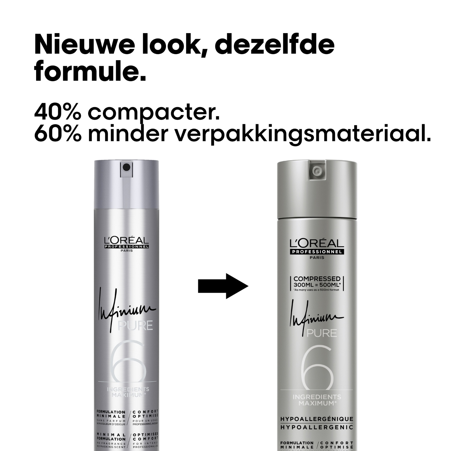L'Oréal Professionnel Haarspray Pure Soft - 300 ml