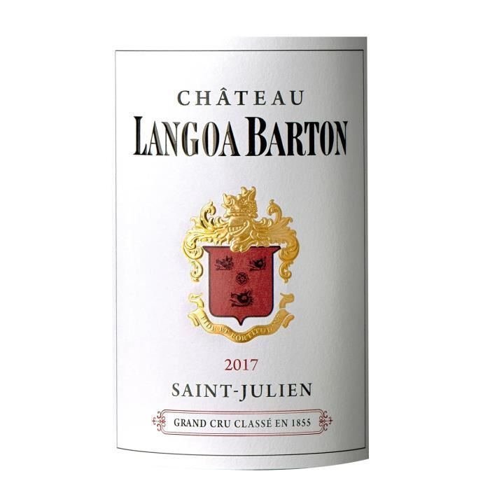 Château Langoa Barton 2017 Saint Julien Grand Cru - Vin rouge de Bordeaux