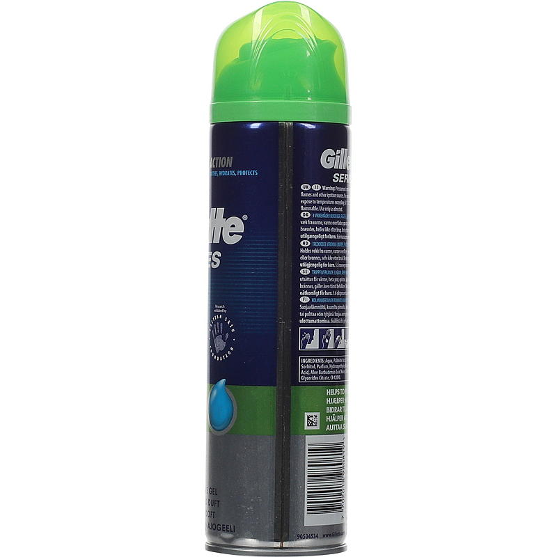 Gillette Gillette barbergel 200 ml, sensitiv