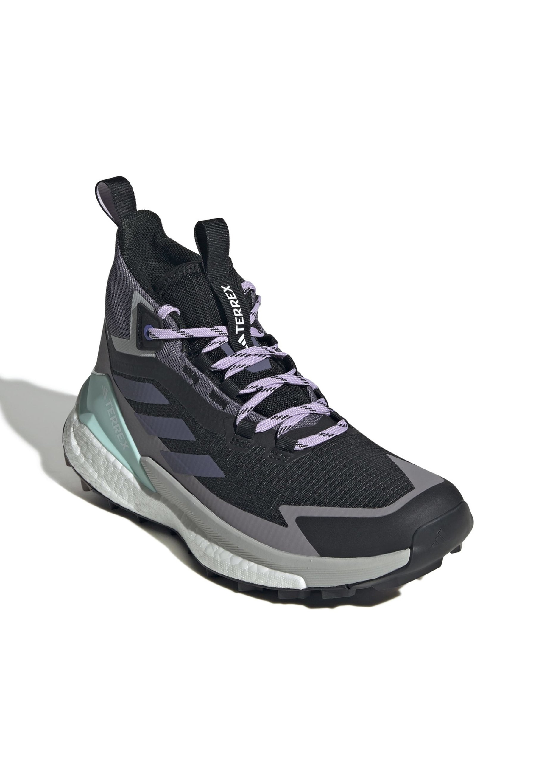 Adidas Terrex FREE - Scarpe da trekking - nero core preloved violet taupe oxide