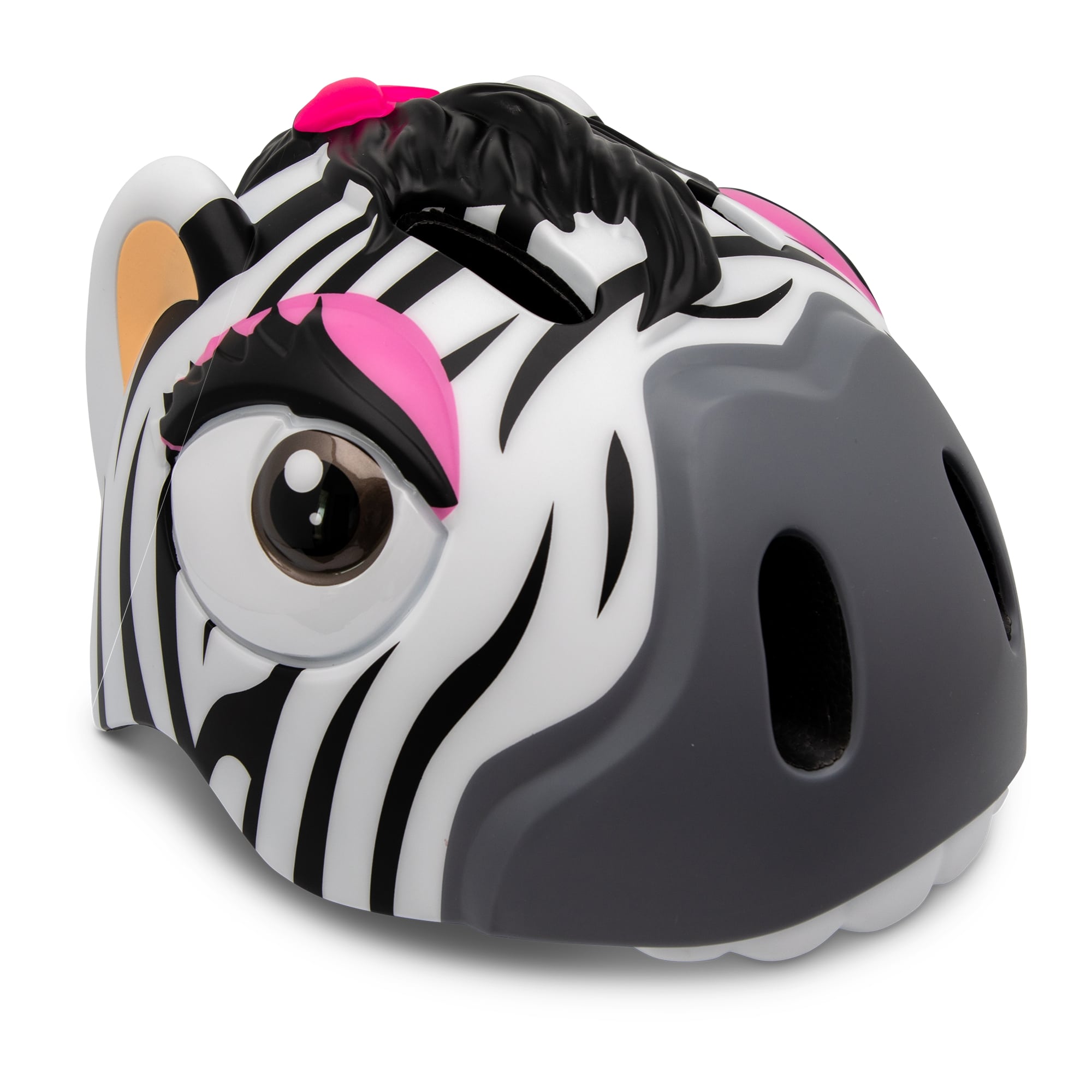  Kinderfahrradhelm | Weißes Zebra | Crazy Safety | EN1078-zertifiziert