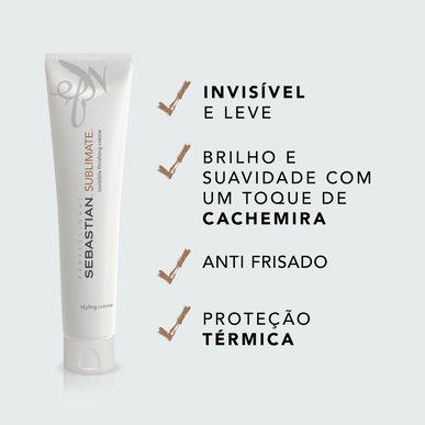 Sebastian Professionals Sublimate Invisible Finishing Cream Lightweight Anti-Frizz Cream with Invisible Finish 100 ml 100 ml
