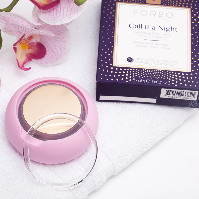 FOREO UFO™ Call It a Night revitalizačná nočná maska, ktorá podporuje obnovu pleti a vyživuje ju