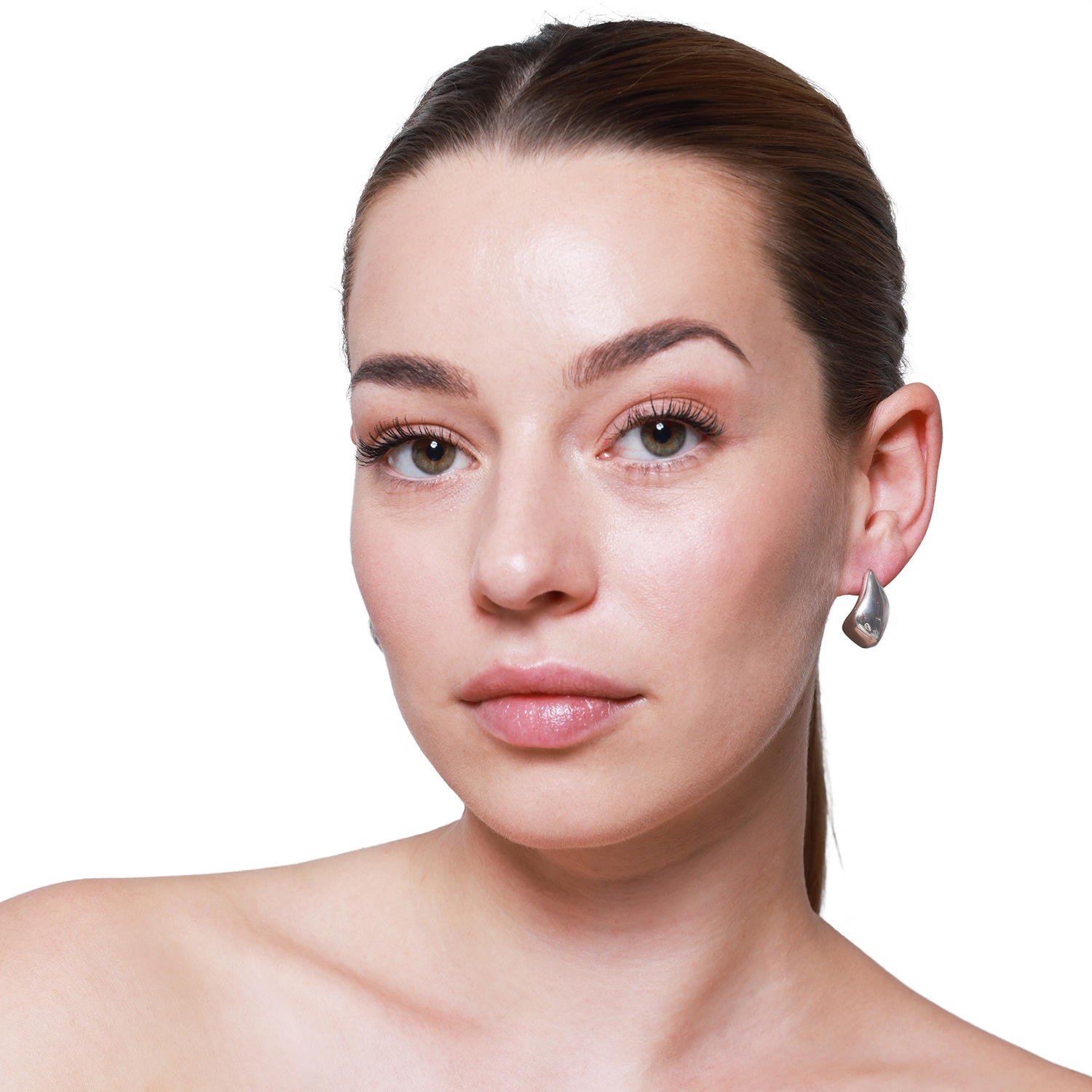 Heideman Boucles d'oreilles Aake couleur argentée polie