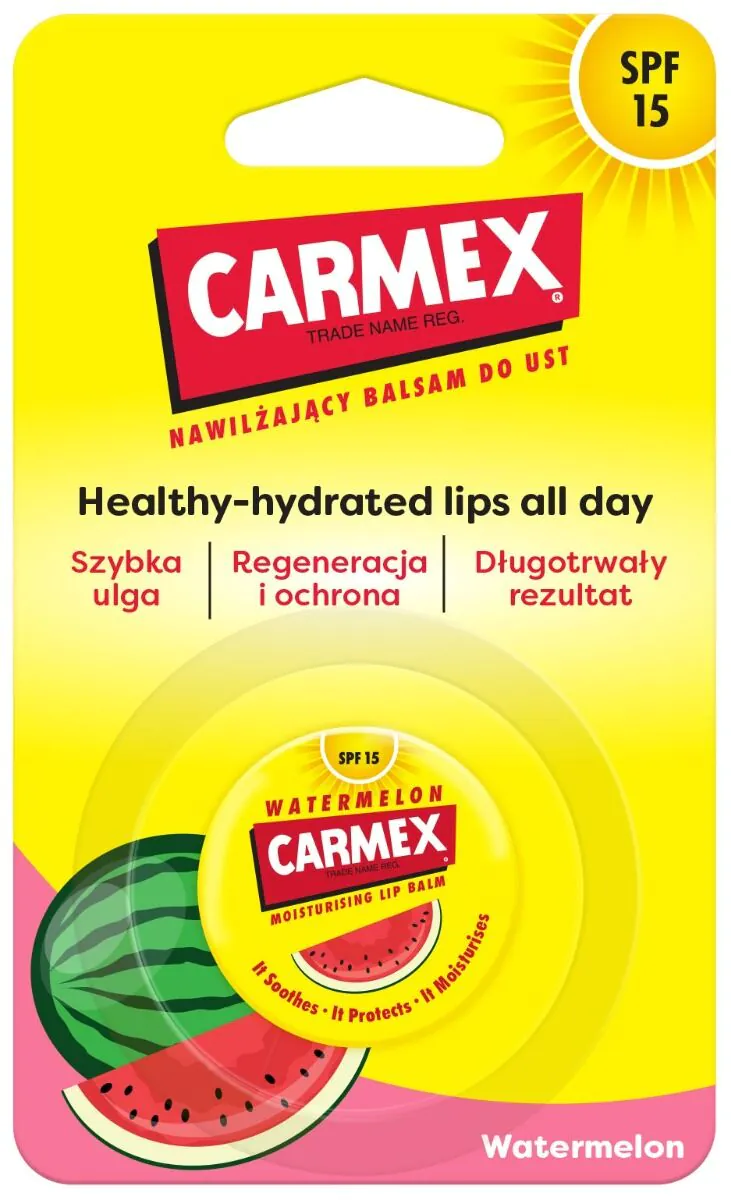 Carmex Watermelon Balsam do ust SPF 15