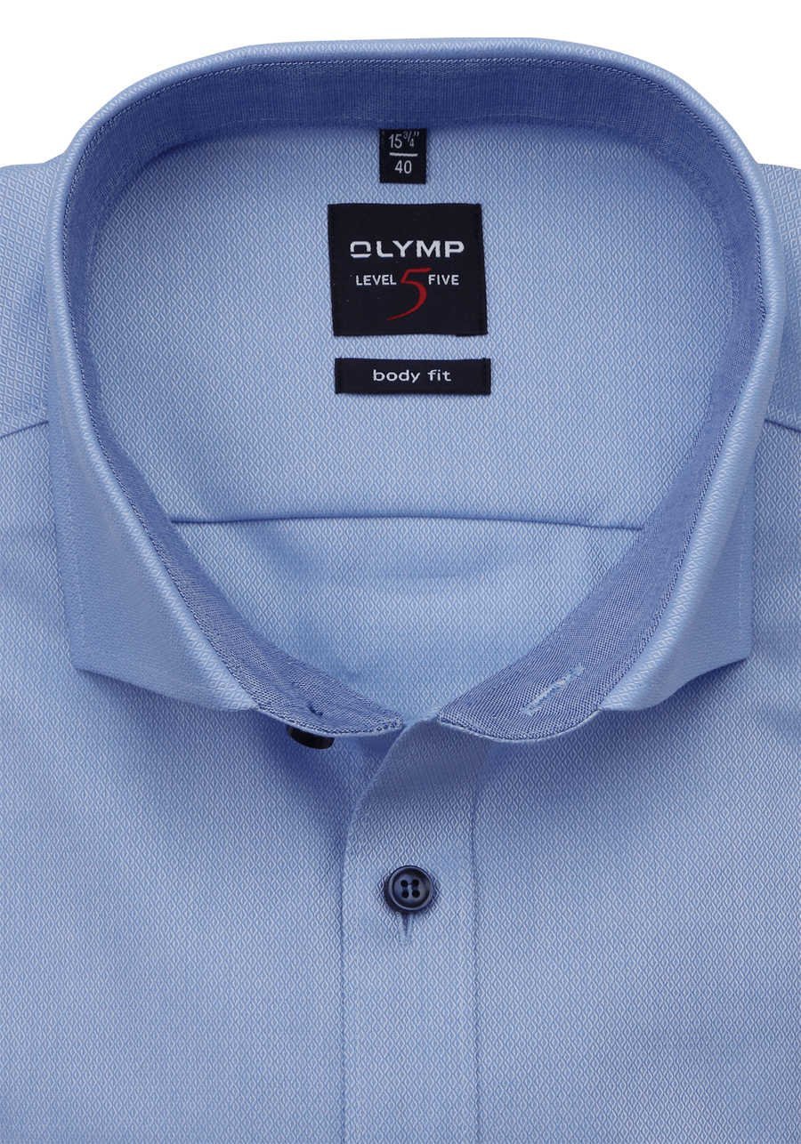 OLYMP Level Five BODY FIT - Shirt - lichtblauw