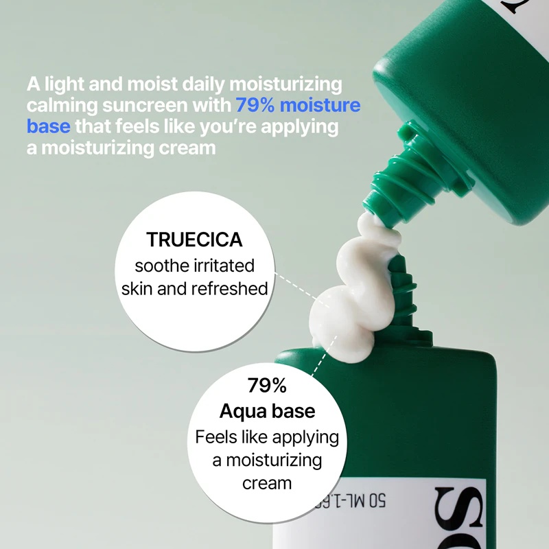 Some By Mi Truecica Aqua nomierinošais saules krēms ar SPF 50+