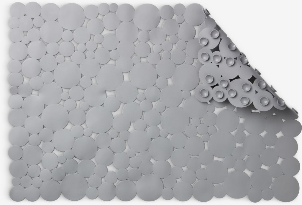DELARY osnovni tepih za kupaonicu DELARY 45x65cm siva guma