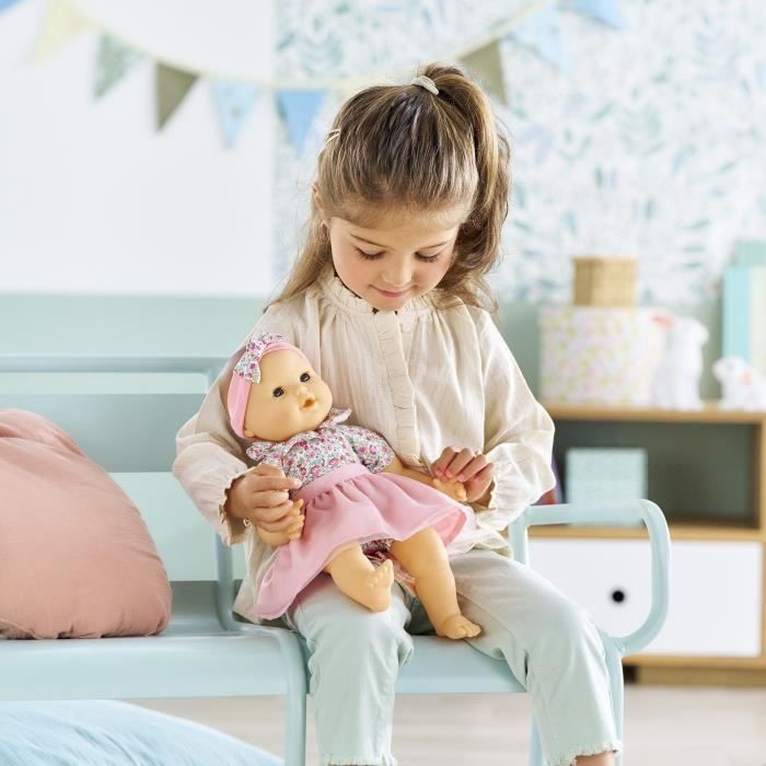 Large baby doll - COROLLE - My Adorable Large Baby Doll with Flowering Garden - 36 cm - Ages 2+